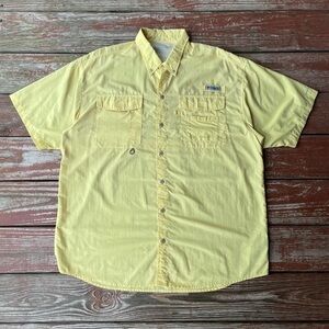 Columbia Sportswear Men's Yellow Shirt